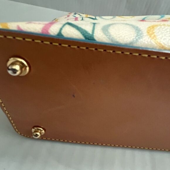 Dooney & Bourke Vintage Y2K Multicolor Mini Hobo Shoulder Bag - Picture 12 of 13